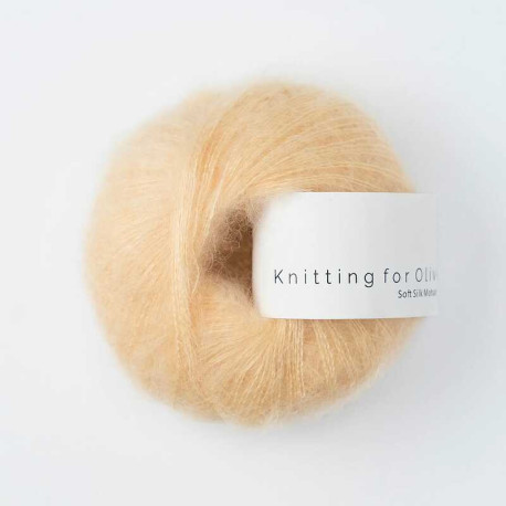Knitting for Olive Soft Silk Mohair Soft Peach