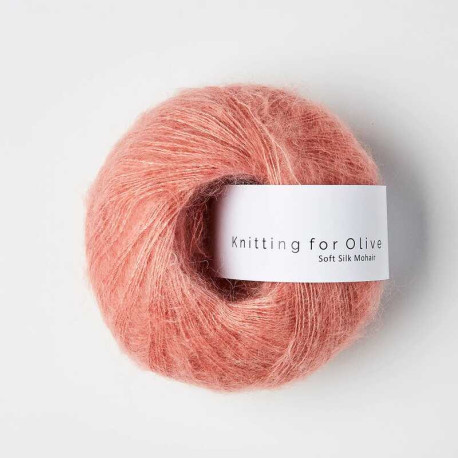 Knitting for Olive Soft Silk Mohair Flamingo