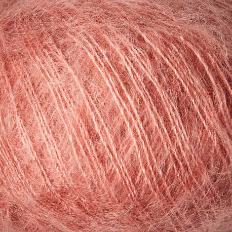 Knitting for Olive Soft Silk Mohair Flamingo Detail