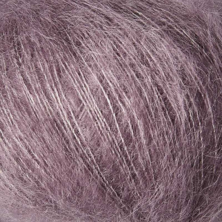 Knitting for Olive Soft Silk Mohair Artichoke Purple Detail
