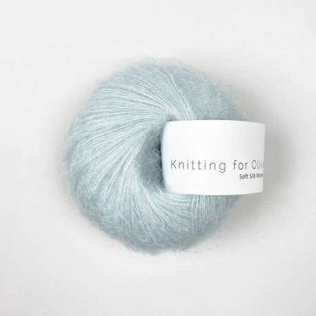 Knitting for Olive Soft Silk Mohair Ice Blue