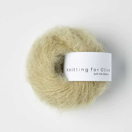 Knitting for Olive Soft Silk Mohair Fennel Seed