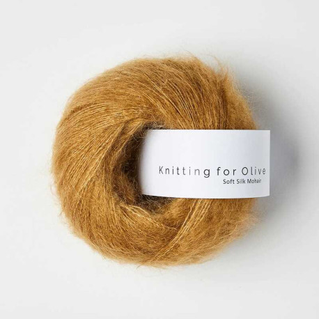 Knitting for Olive Soft Silk Mohair Caramel