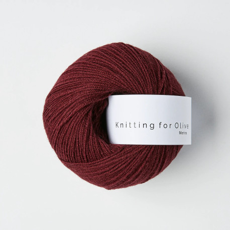 Knitting for Olive Merino Bordeaux