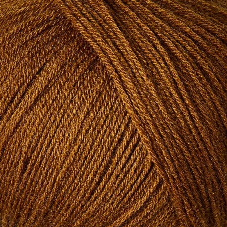 Knitting for Olive Merino Ocher Brown Detail