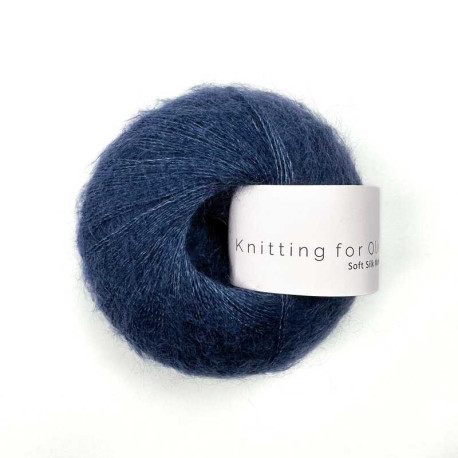 Knitting for Olive Soft Silk Mohair Blue Jeans