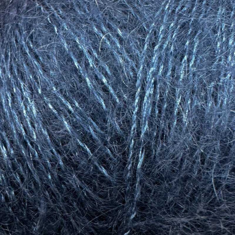 Knitting for Olive Soft Silk Mohair Blue Jeans Detail