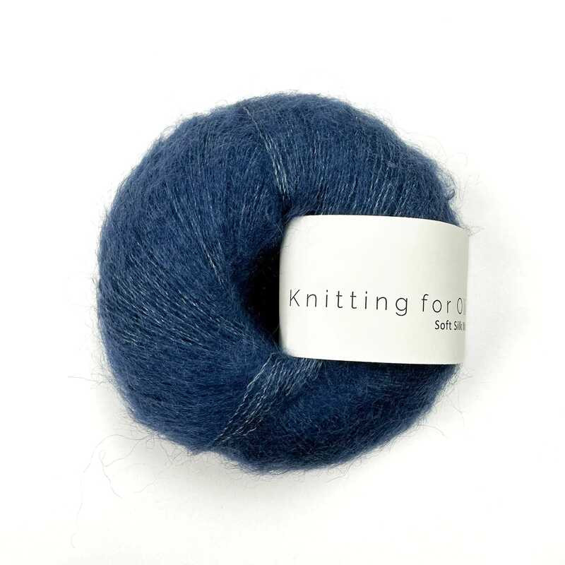 Knitting for Olive Soft Silk Mohair Blue Tit