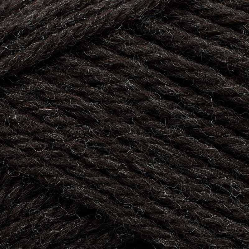 Filcolana Peruvian Highland Wool Dark Chocolate 975 Detail