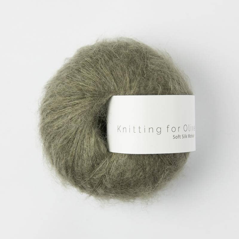 Knitting for Olive Soft Silk Mohair Dusty Olive