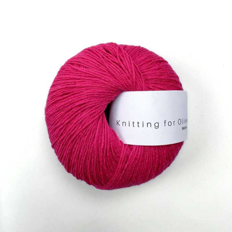 Knitting for Olive Merino Pink Daisies