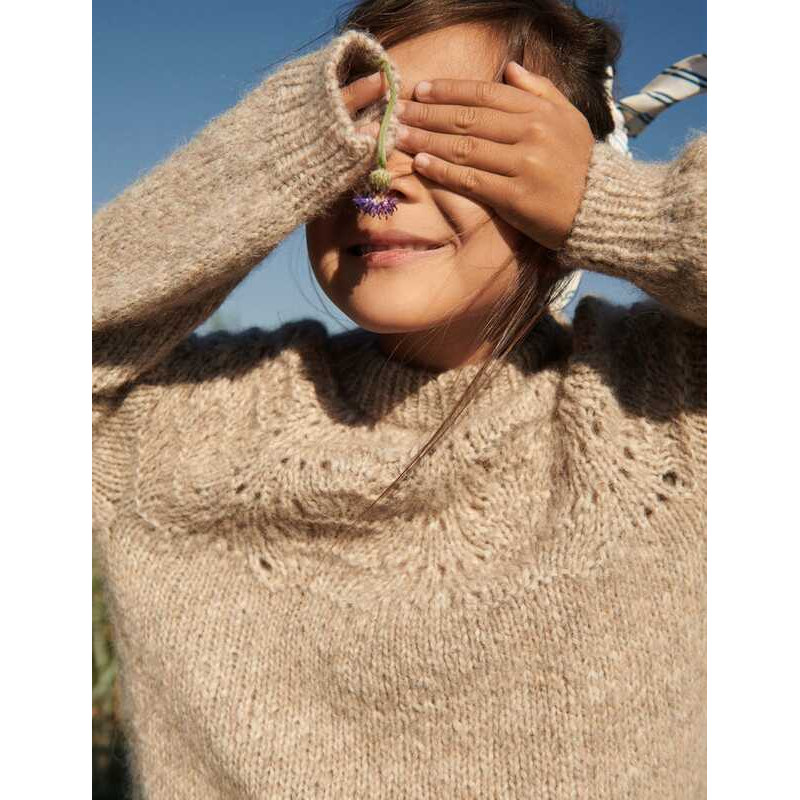 Le Knit Lille Peacock Sweater Wollpaket