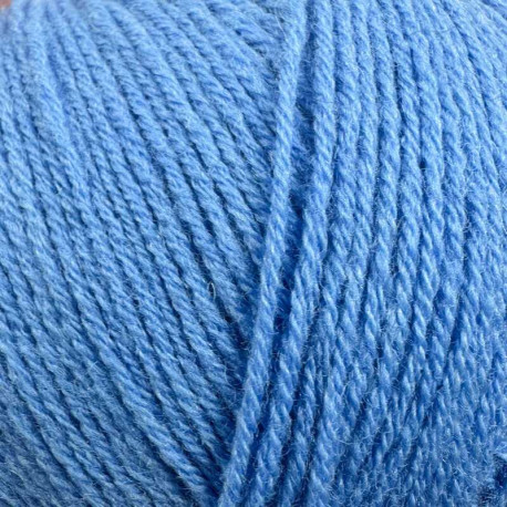 Knitting for Olive Merino Poppy Blue Detail