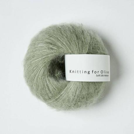 Knitting for Olive Soft Silk Mohair Dusty Artichoke