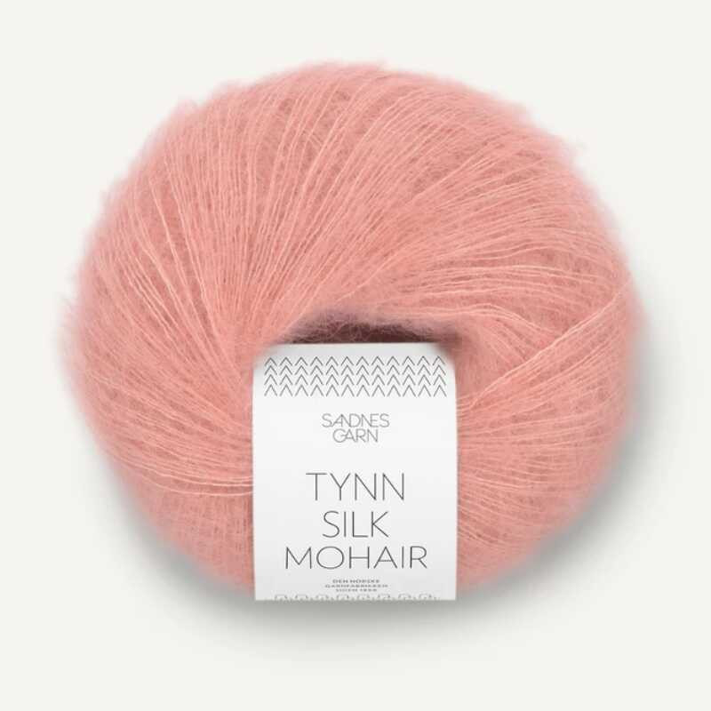 Sandnes Tynn Silk Mohair Ferskenblomst 4033 Preorder