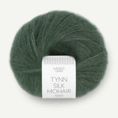 Sandnes Tynn Silk Mohair Dyp Skoggronn 8581 Preorder
