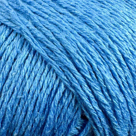 Knitting for Olive Pure Silk Poppy Blue Detail