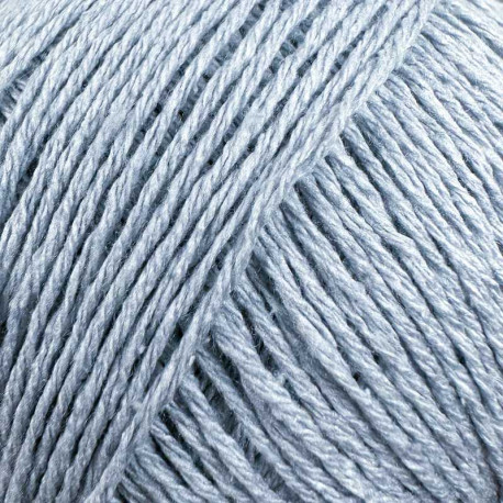 Knitting for Olive Pure Silk Soft Blue Detail