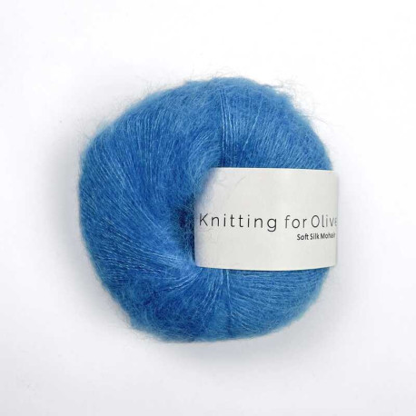 Knitting for Olive Soft Silk Mohair Poppy Blue