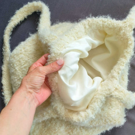 Wolle 7 Innenfutter für Tote Bag