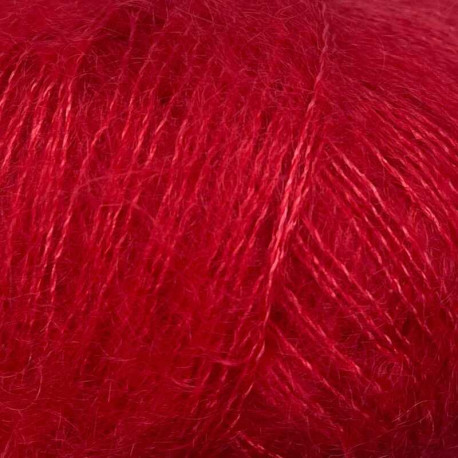 Knitting for Olive Soft Silk Mohair Red Currant Detail
