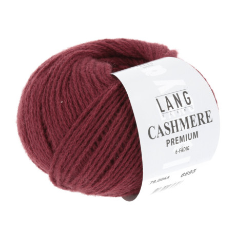 Lang Yarns Cashmere Premium Bordeaux Mélange 0064 Preorder