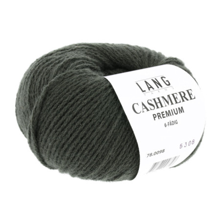 Lang Yarns Cashmere Premium Olive Dunkel 0098 Preorder