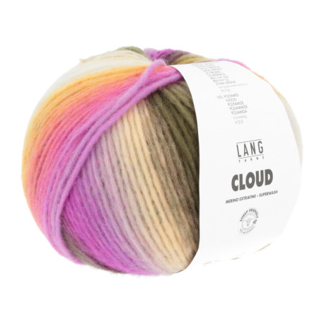 Lang Yarns Cloud Lila/Pink/Ocker 0006 Preorder