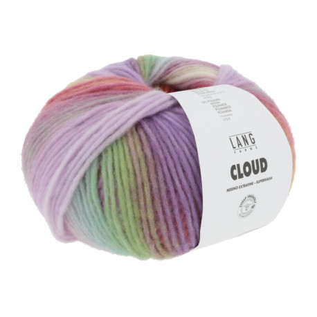 Lang Yarns Cloud Violett/Orange/Grün 0010 Preorder