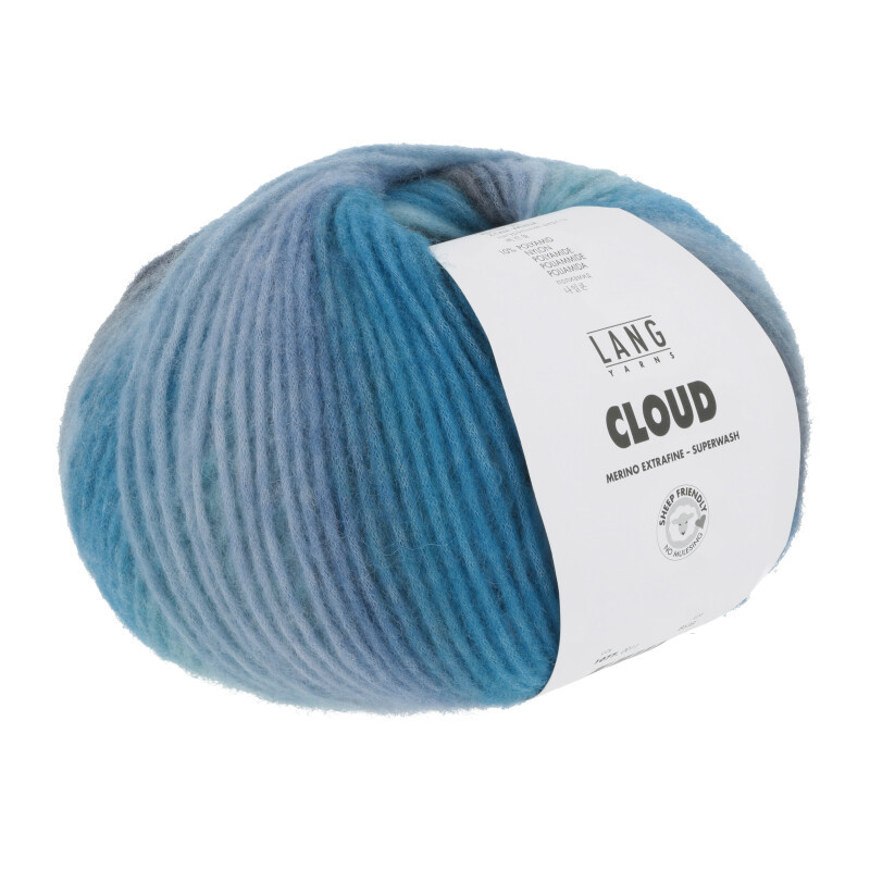 Lang Yarns Cloud Blau/Türkis 0011 Preorder