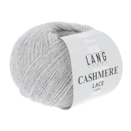 Lang Yarns Cashmere Lace Hellgrau Mélange 0023 Preorder