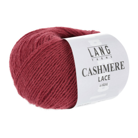 Lang Yarns Cashmere Lace Rot 0061 Preorder