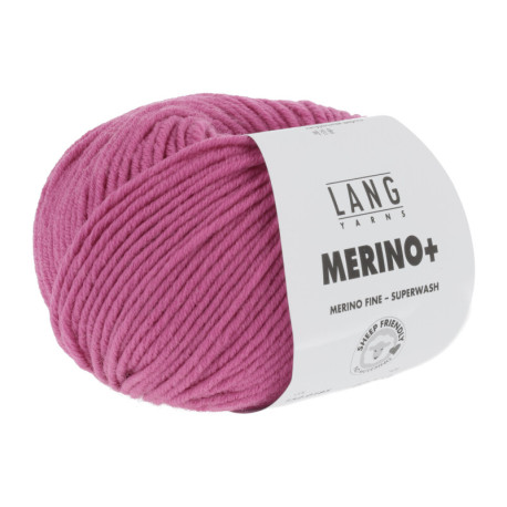 Lang Yarns Merino+ Pink 0185 Preorder