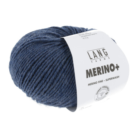 Lang Yarns Merino+ Jeans Dunkel Mélange 0234 Preorder
