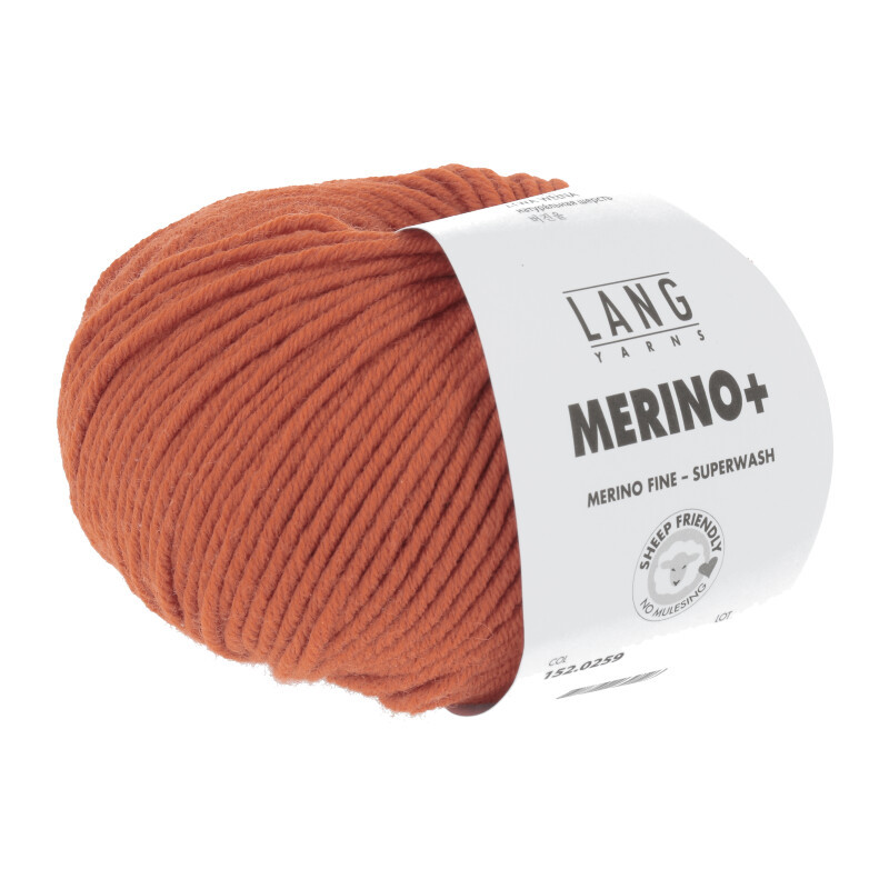 Lang Yarns Merino+ Mandarine 0259 Preorder
