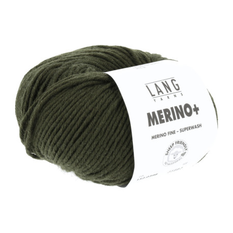 Lang Yarns Merino+ Lodengrün 0398 Preorder Detail