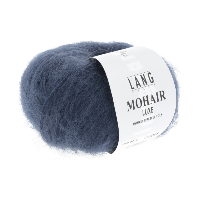 Lang Yarns Mohair Luxe Stahlblau 0010 Preorder