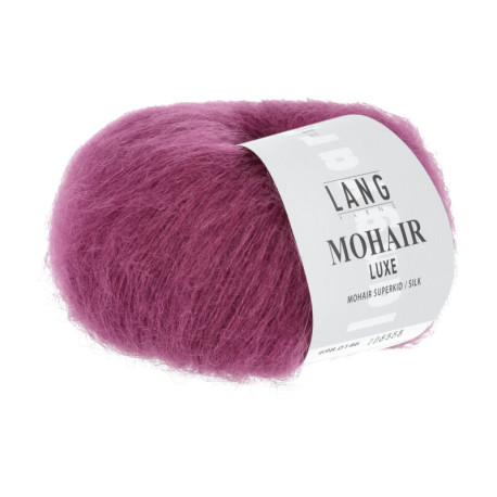 Lang Yarns Mohair Luxe Zyklame 0146