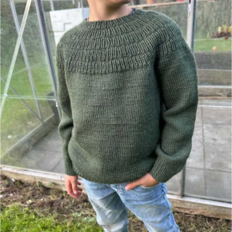 Petite Knit Ankers Pullover Wollpaket