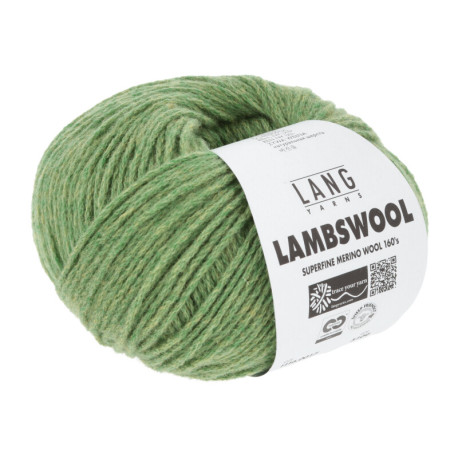 Lang Yarns Lambswool Grün Mélange 0017