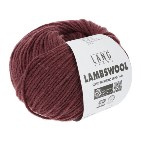 Lang Yarns Lambswool Bordeaux Mélange 0064