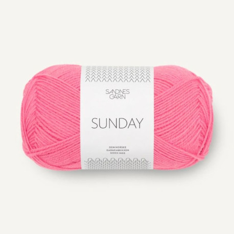 Sandnes Sunday Bubblegum Pink 4315  Preorder