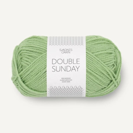 Sandnes Double Sunday Spring Green 8733 Preorder