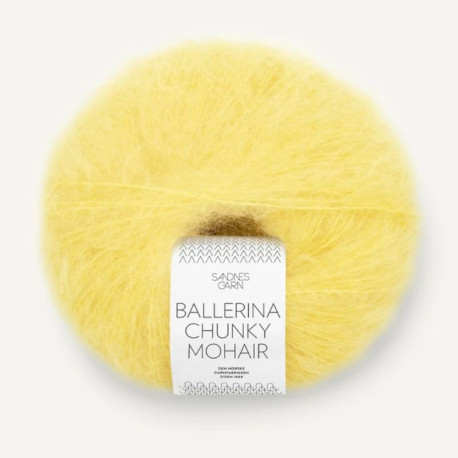 Sandnes Ballerina Chunky Mohair Lemon 9004 Preorder