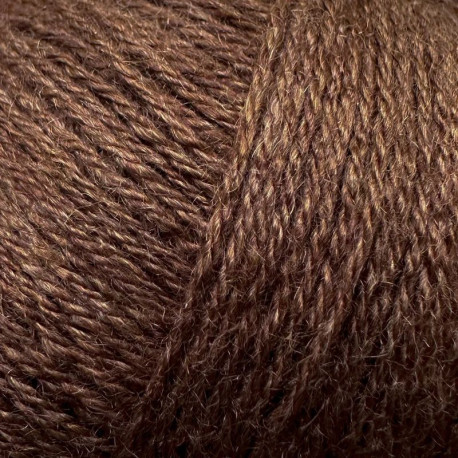 Knitting for Olive Compatible Cashmere Dark Cognac Detail