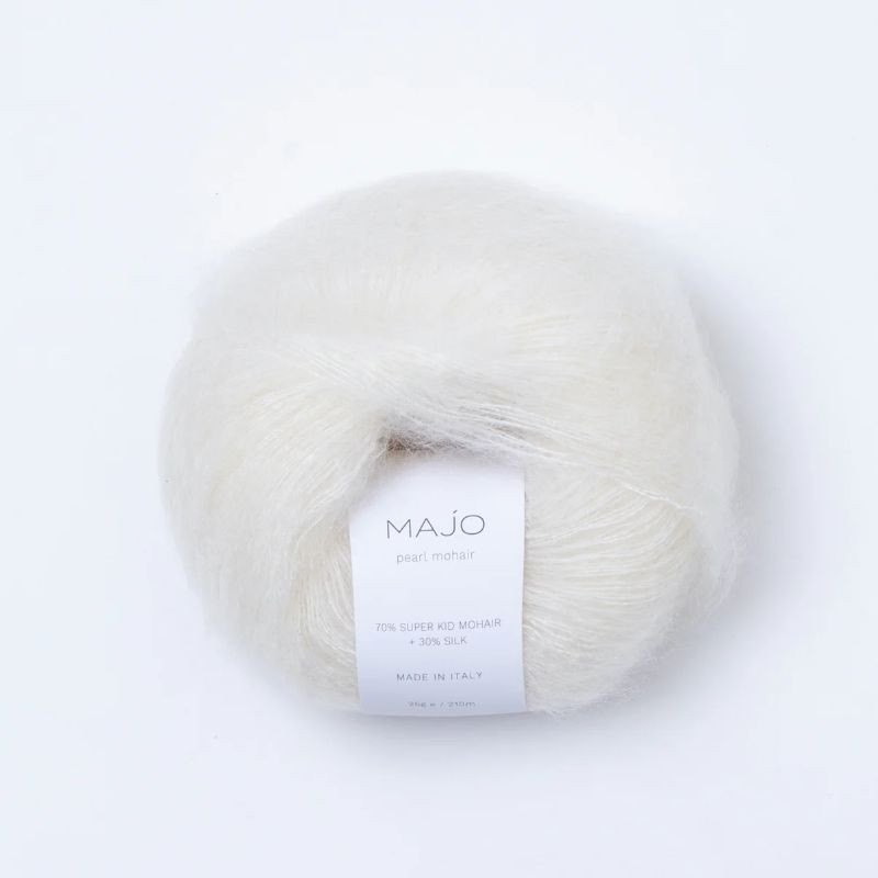 Majo Pearl Mohair Ivory