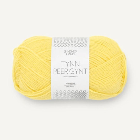 Sandnes Tynn Peer Gynt Lemon 9004 Preorder