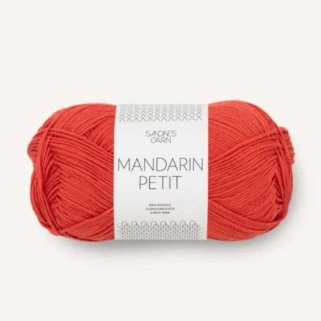 Sandnes Mandarin Petit Scarlet Red 4018 Preorder