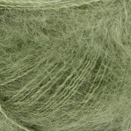 Mohair by Canard Brushed Lace Oliven 3028 Detail