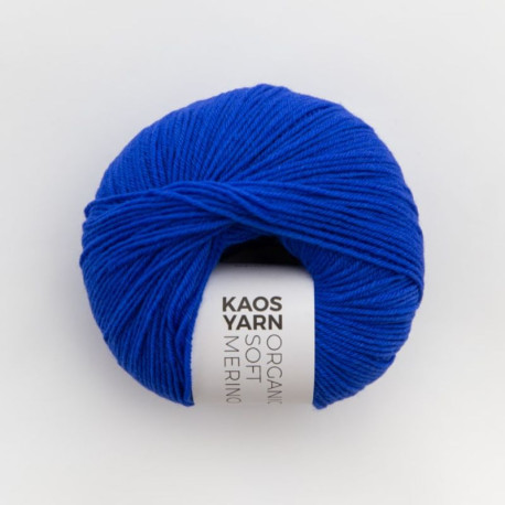Kaos Yarn Organic Soft Merino Electric 1062